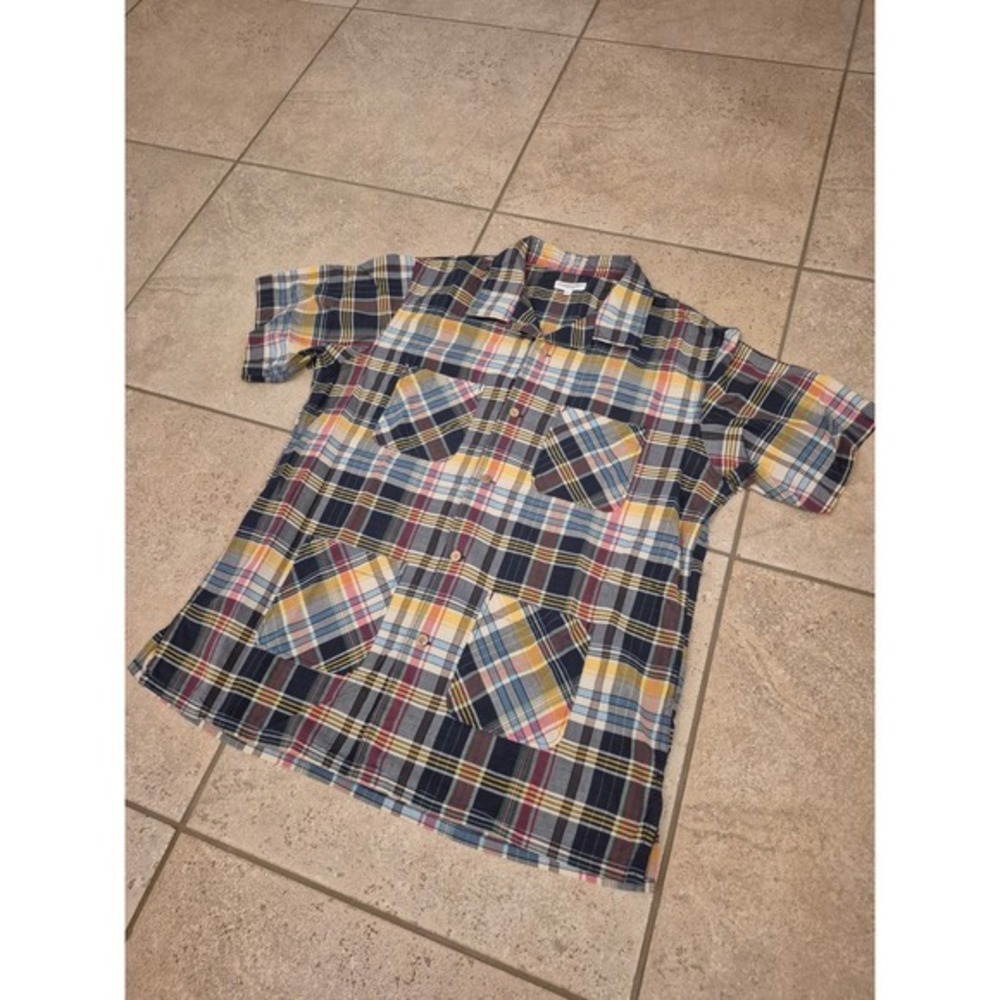 Engineered Garments Patchwork Madras Camp Plaid S… - image 4